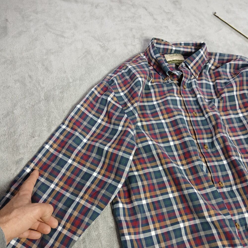 CABELA'S Outfitter Series Plaid Shirt XL Modern-Heritage Cabin-Core Archive XL - Picture 7 of 8